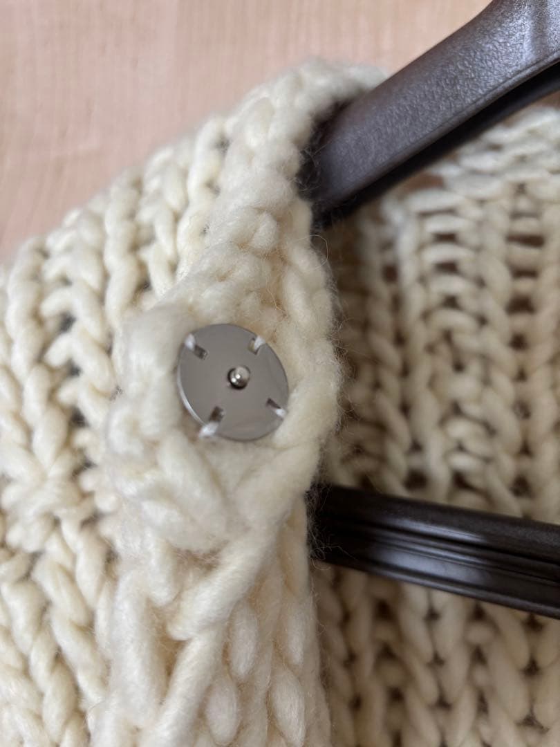 OHOTORO クリームニットカーディガン