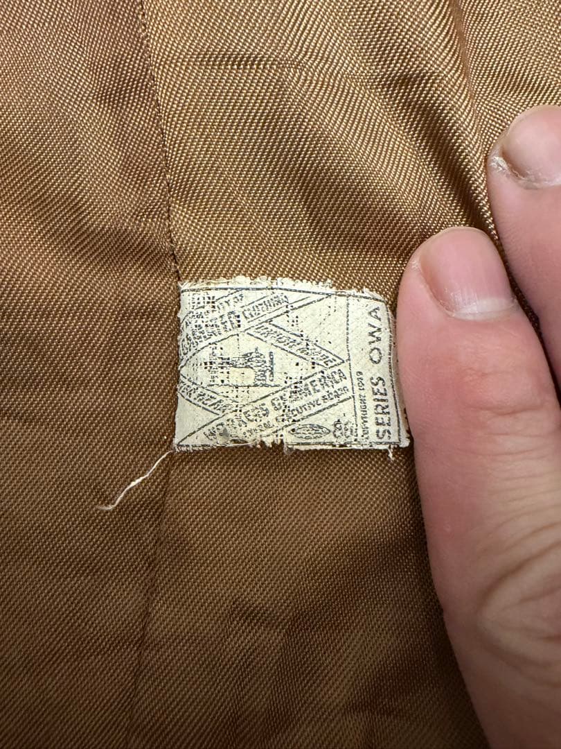 50s 60s suede leather jacket 襤褸