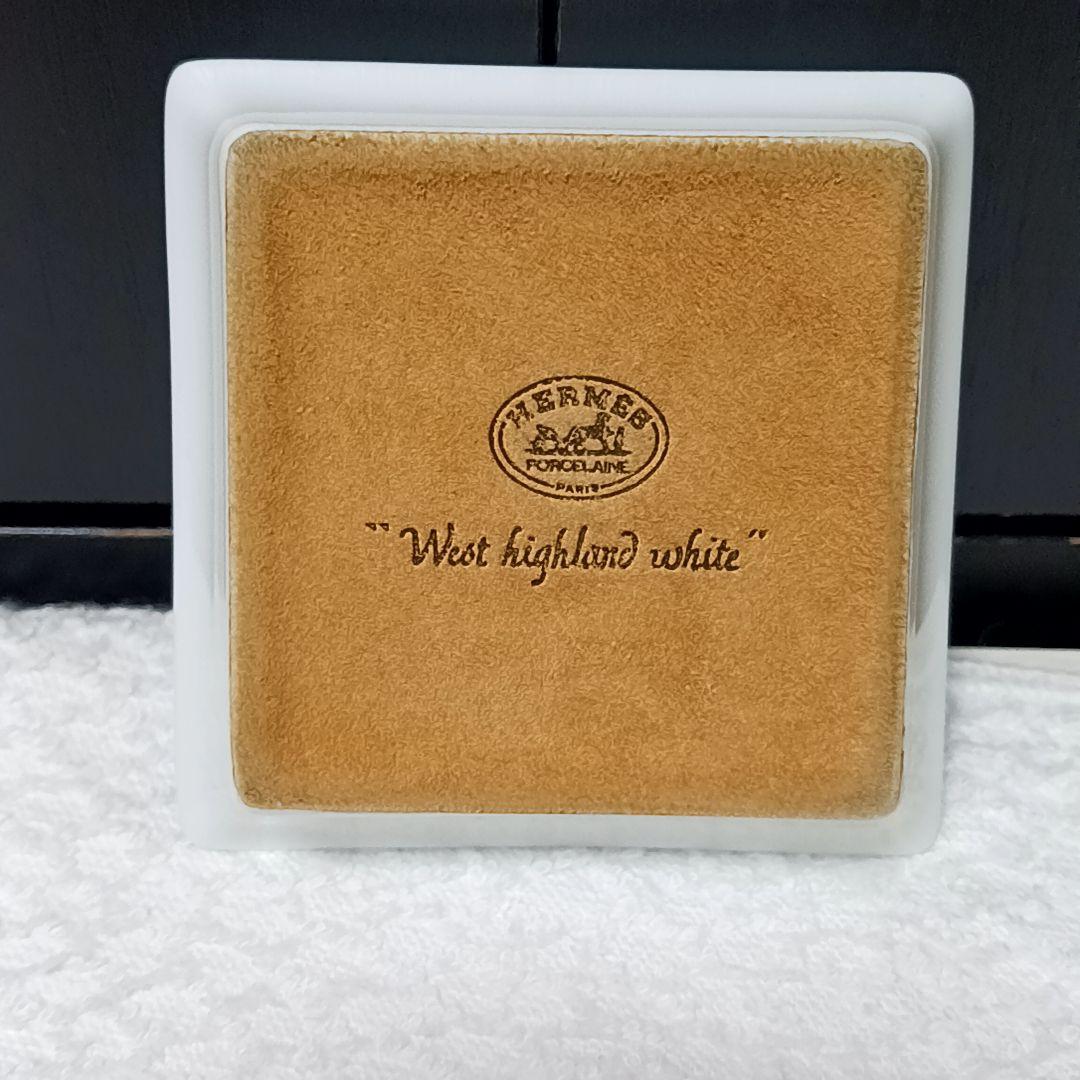 エルメス シャス 犬 プレート スクエア トレイ トレー 小物入れ 灰皿