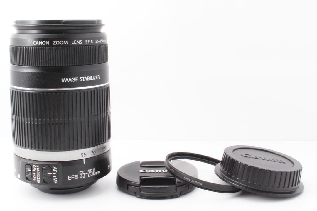 ★美品★Canon EF-S 55-250mm IS 初めての望遠ズーム 人気