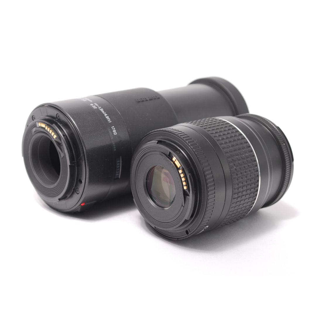 ❤即購入1000円OFF❤ Canon Kiss F 望遠 ダブルレンズ 超軽量