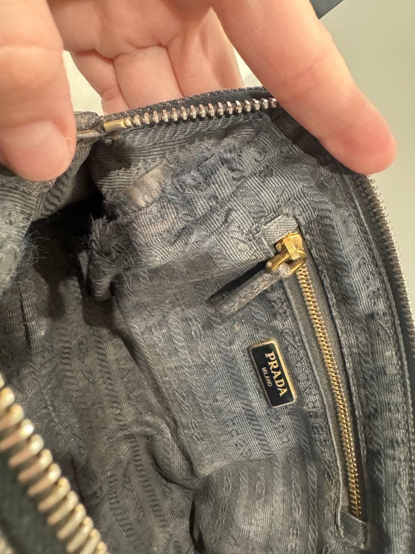 プラダ　デニムポーチ　PRADA 正規品