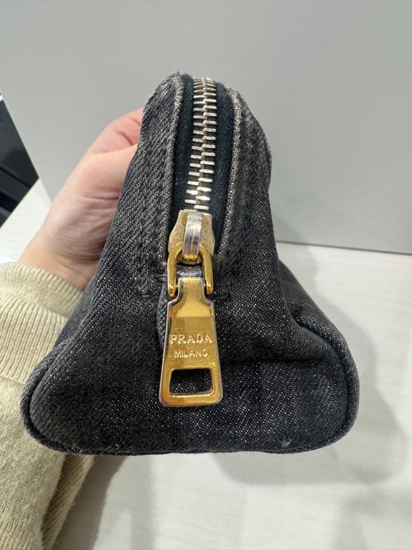 プラダ　デニムポーチ　PRADA 正規品