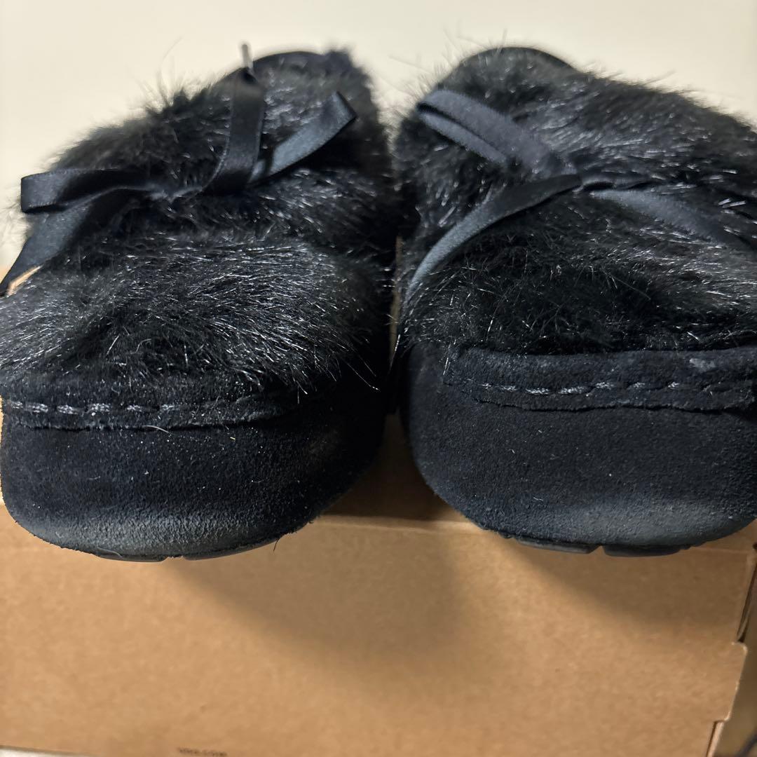 UGG アンスレー シェイン モカシン スリッポン US8 ブラック