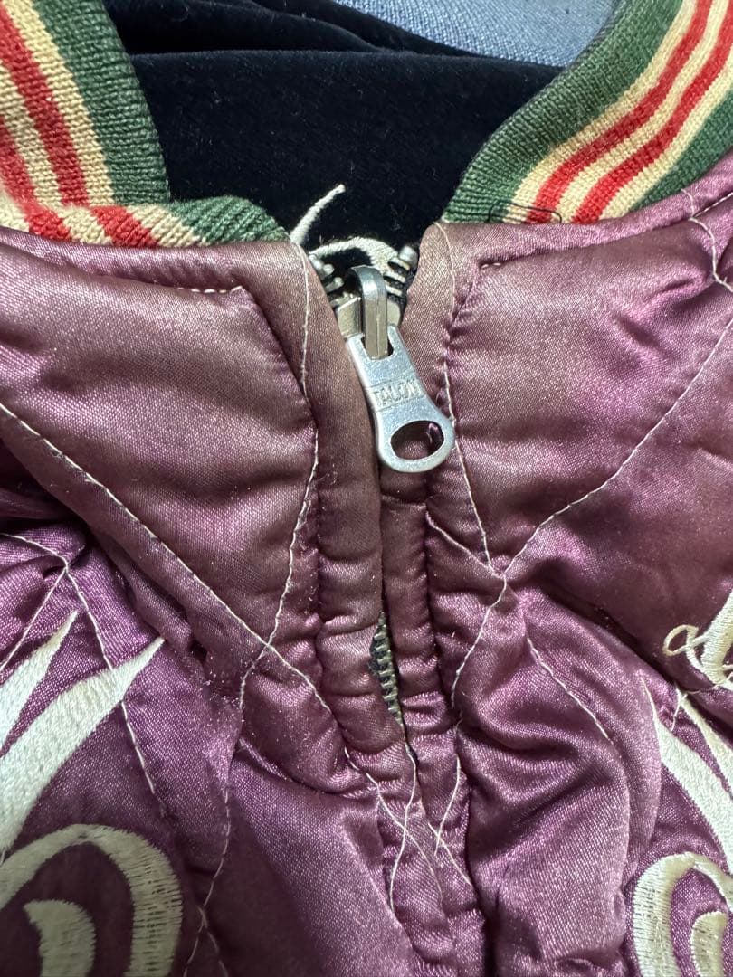 東洋 M品番 別珍 サテンキルト リバーシブル スーベニアジャケット 横田基地