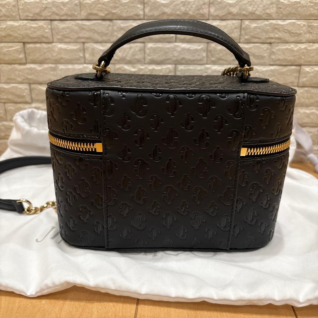 【美品】　Jimmy Choo バニティバック　黒