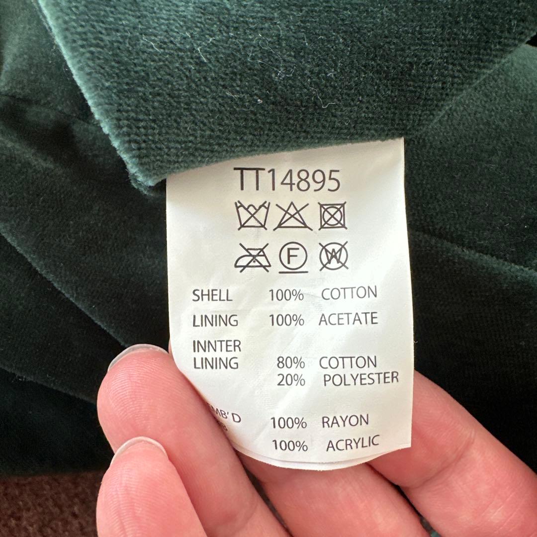 テーラー東洋　スカジャン 緑色 別珍　イーグル