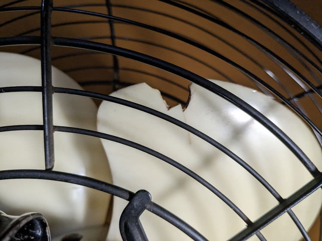 扇風機 昭和レトロ 東芝 Toshiba 夕顔 LP形 4枚羽根 東芝