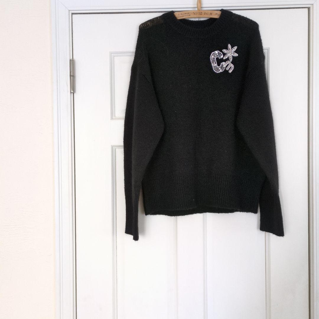 未使用　2025aw ジャーナルスタンダードrelume 　ブローチ付きニット