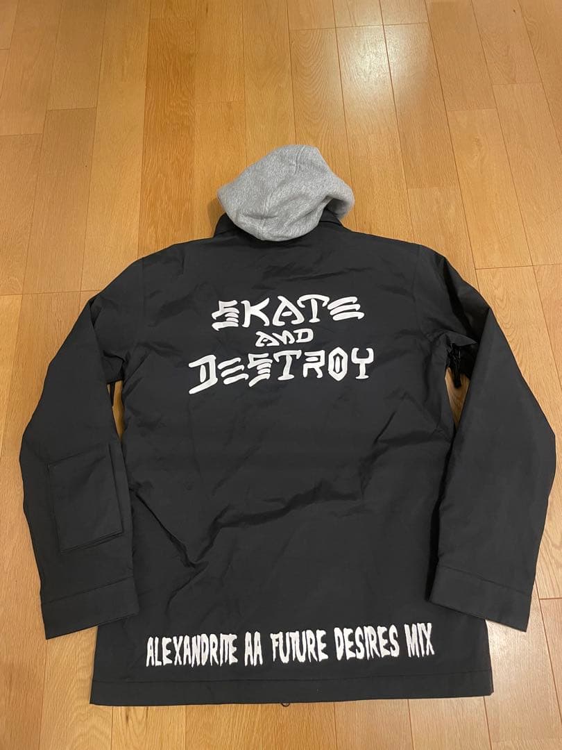 AA HARDWEAR x THRASHER ジャケット ブラック　スラッシャー