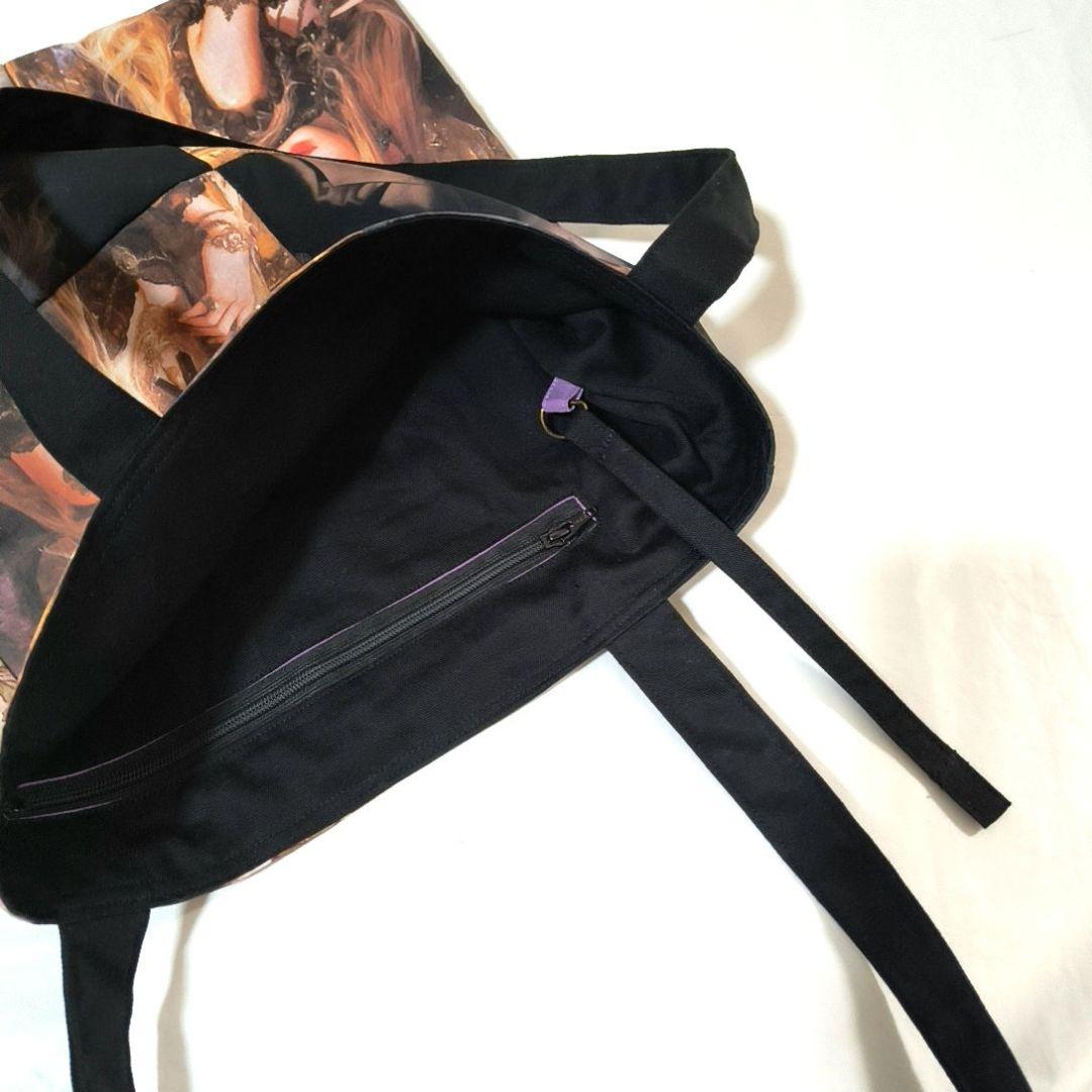 La luna様】ハンドメイドオーダー★男女猫兎★大容量フラットトートバッグ3点