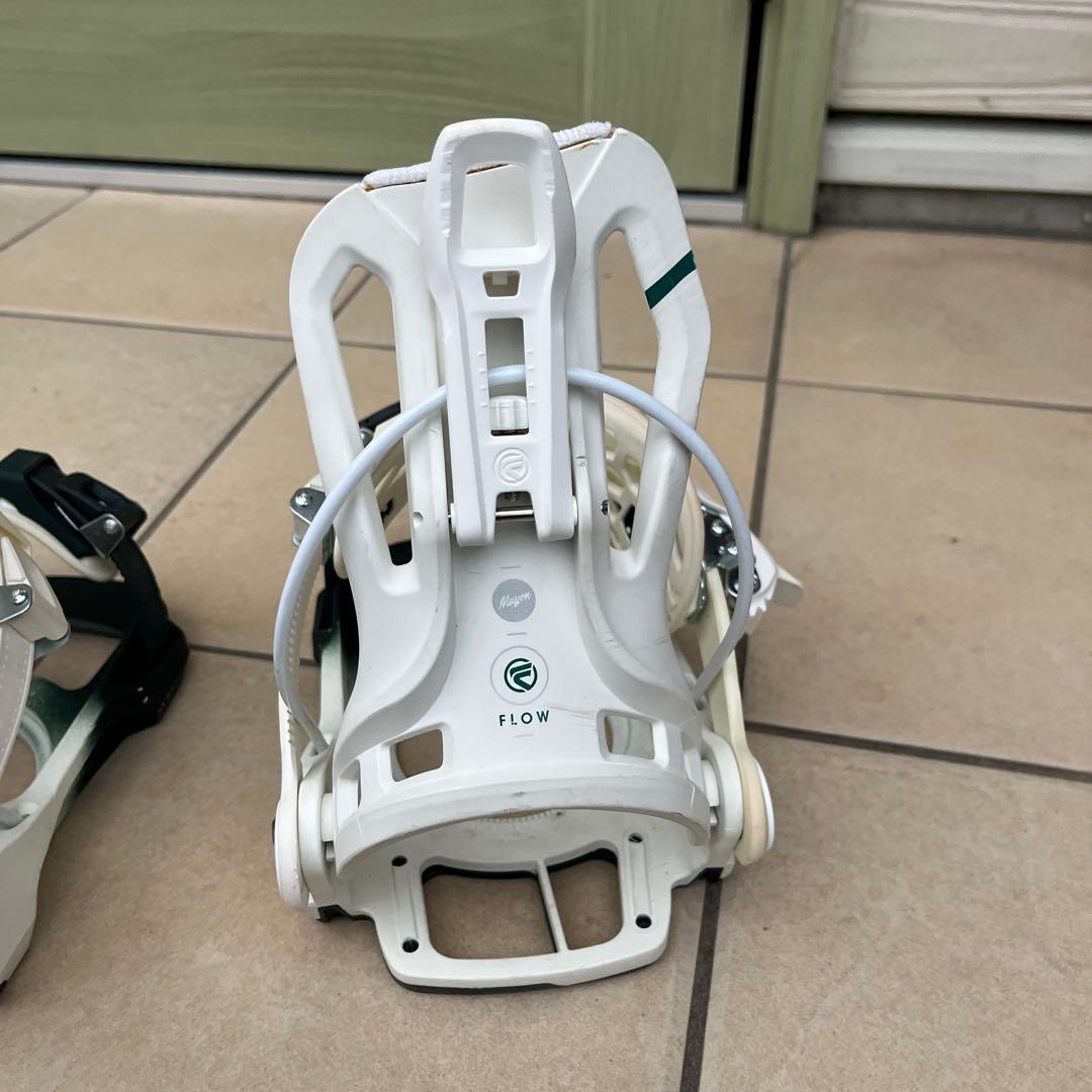 FLOW ビンディング ホワイト/グリーン サイズS