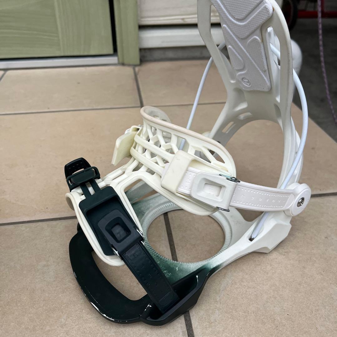 FLOW ビンディング ホワイト/グリーン サイズS