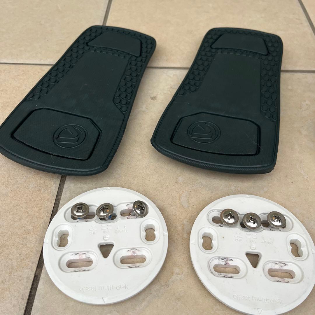 FLOW ビンディング ホワイト/グリーン サイズS