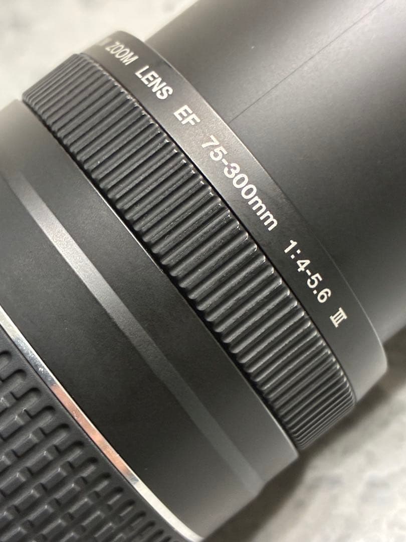 ⭐️美品⭐️Canon EF 75-300mm F4-5.6 III レンズフード付