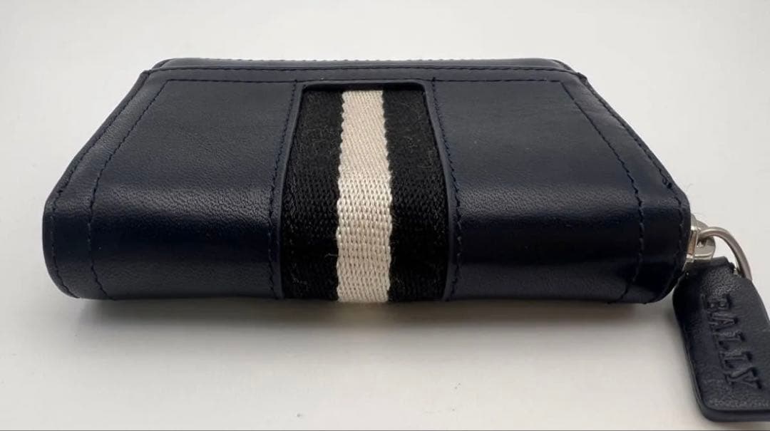 BALLY バリー ラウンドファスナー ミニ財布 ケース カードケース