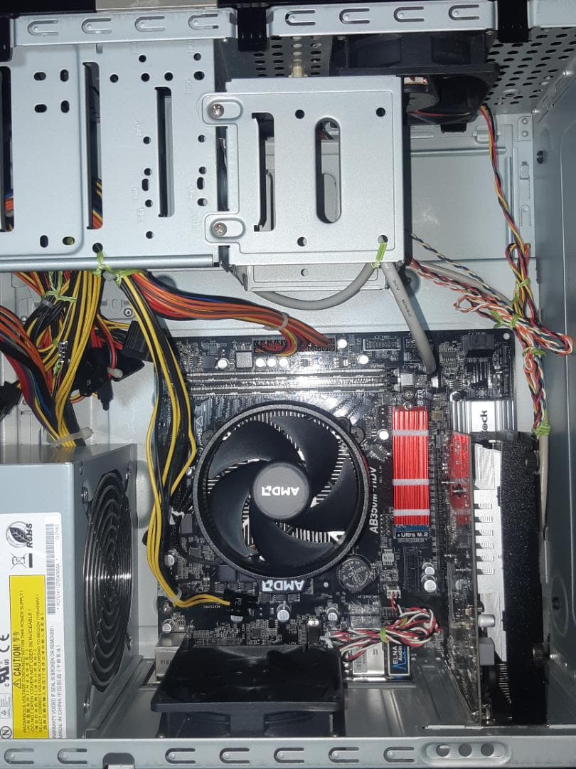 自作PC　RYZEN3 3100・8GB・128GB・GTX750Ti