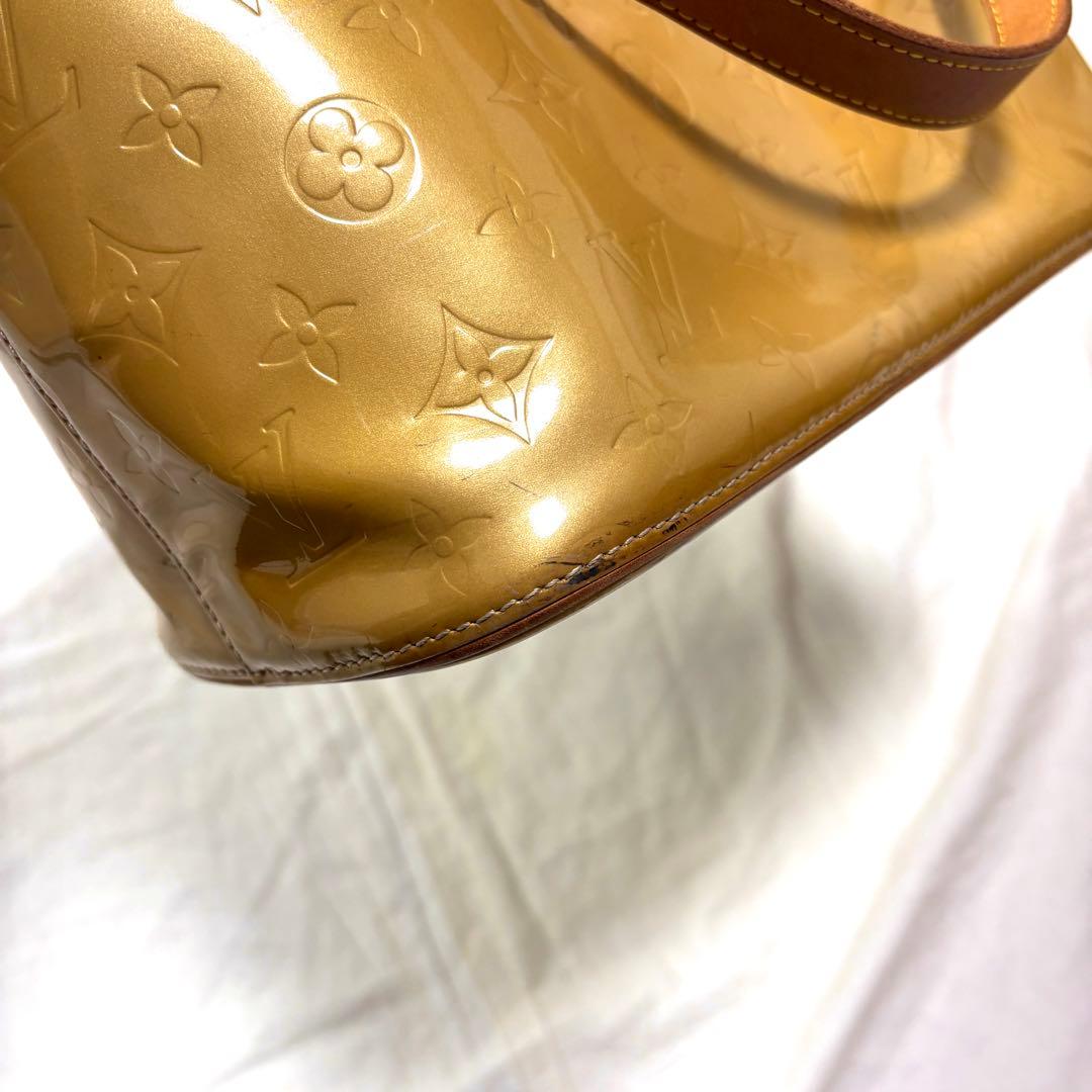 Louis Vuitton ハンドバッグ ヴェルニ モノグラム イエロー