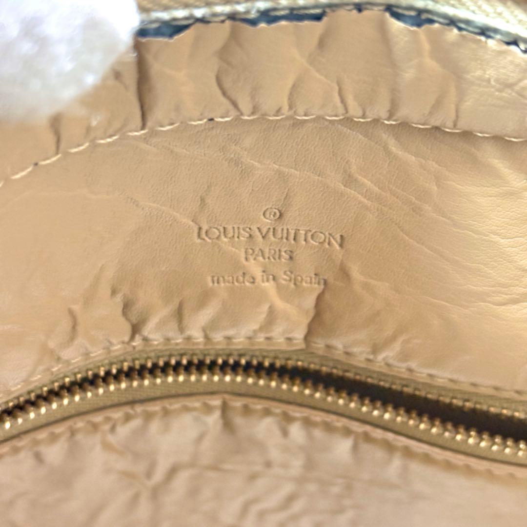 Louis Vuitton ハンドバッグ ヴェルニ モノグラム イエロー