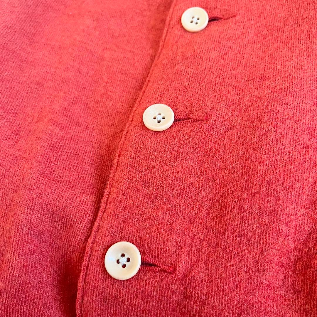 ＊45rpm ウールカーディガンジャケット　レッド＊