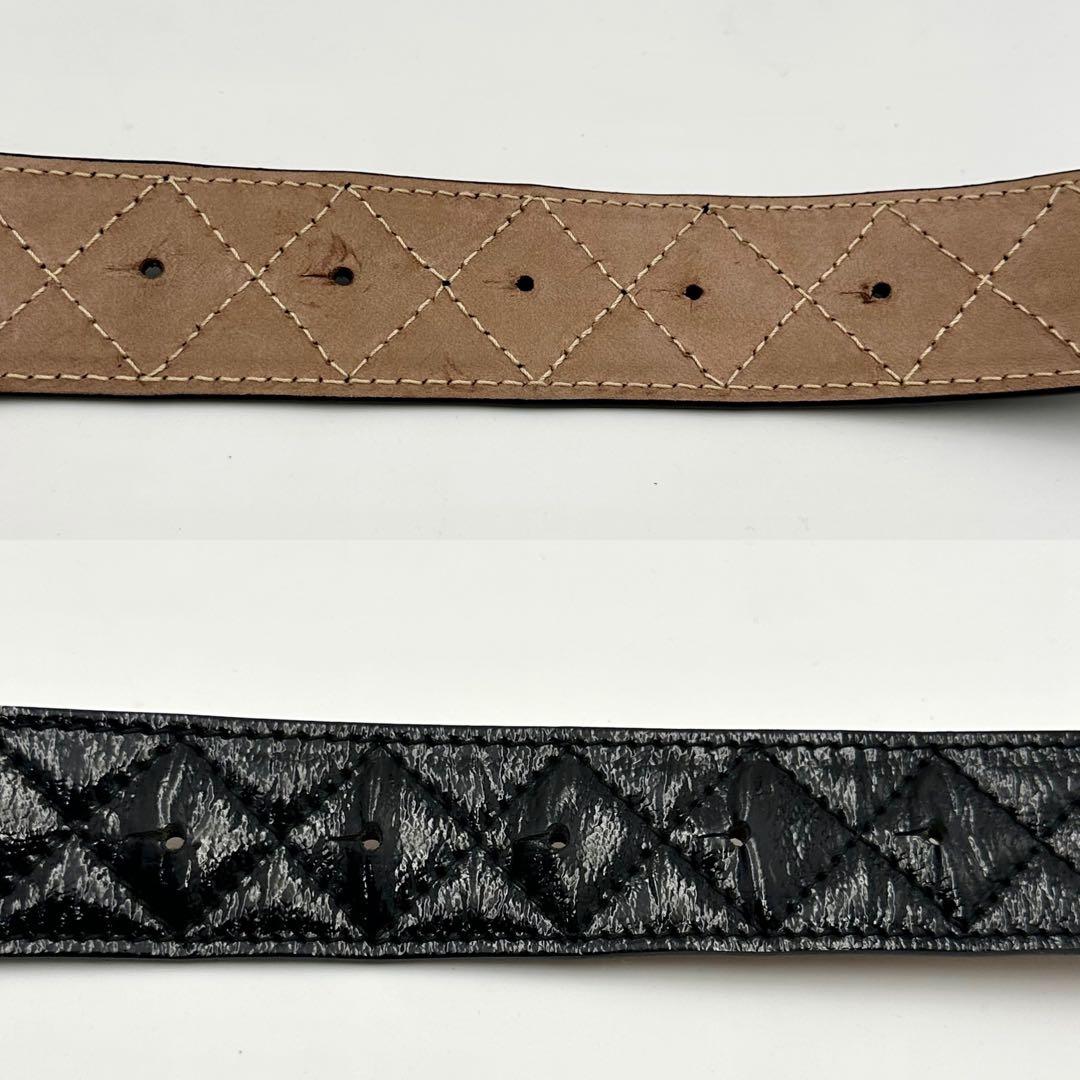 付属品完備✨ドルチェ＆ガッパーナ D&G ロゴ キルティング ベルト ドルガバ