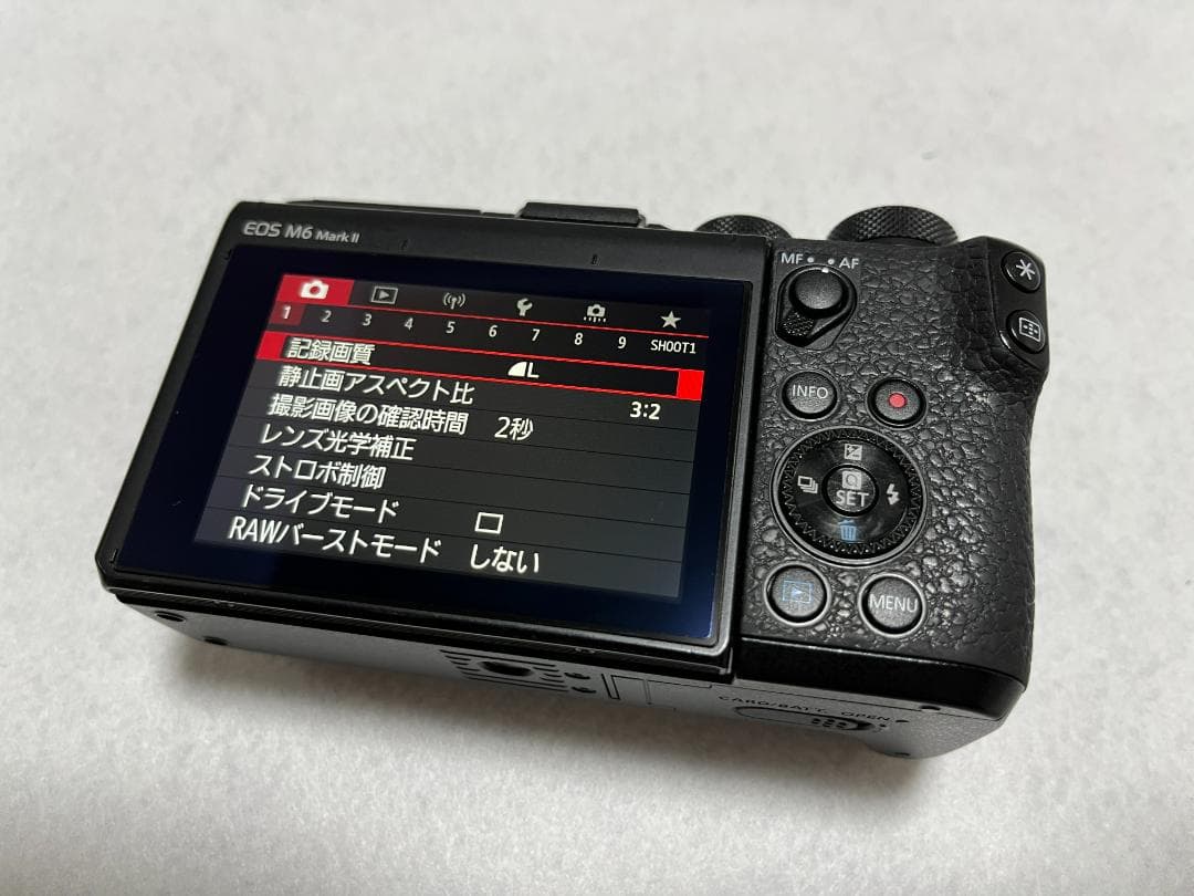 【美品】Canonキヤノン EOS M6 Mark II ブラック