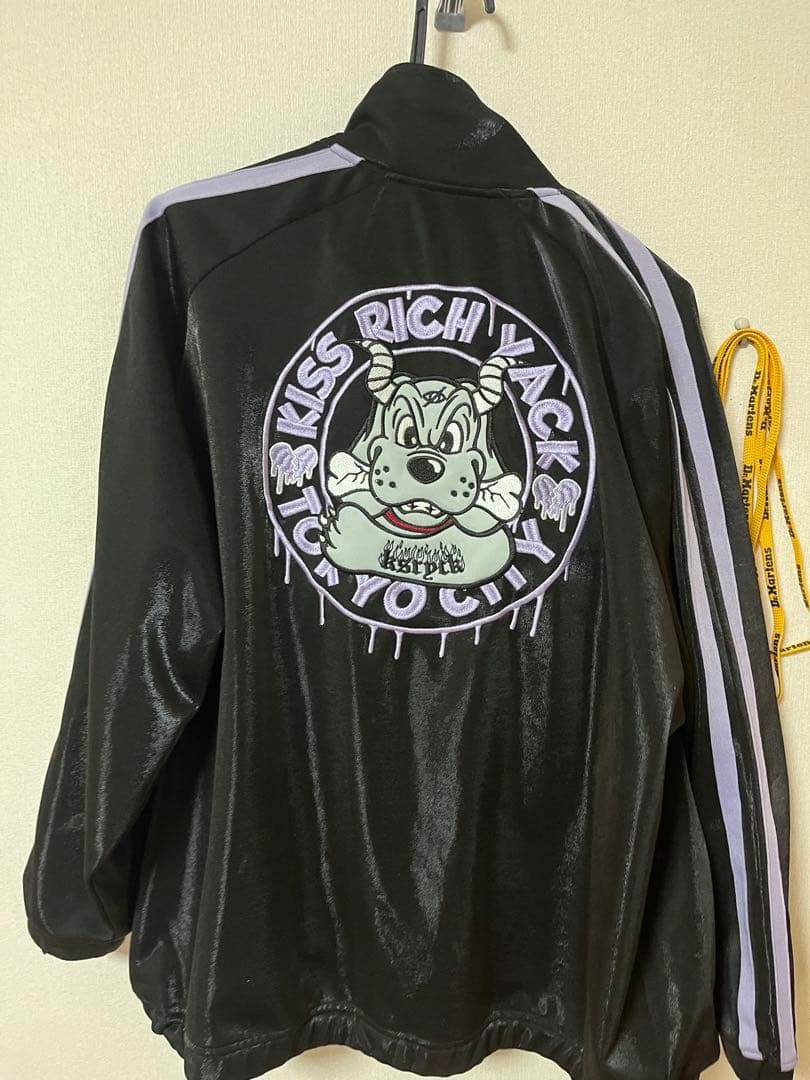 レア KRY GALFY セットアップ　ジャージ パープル ブラック ガルフィー