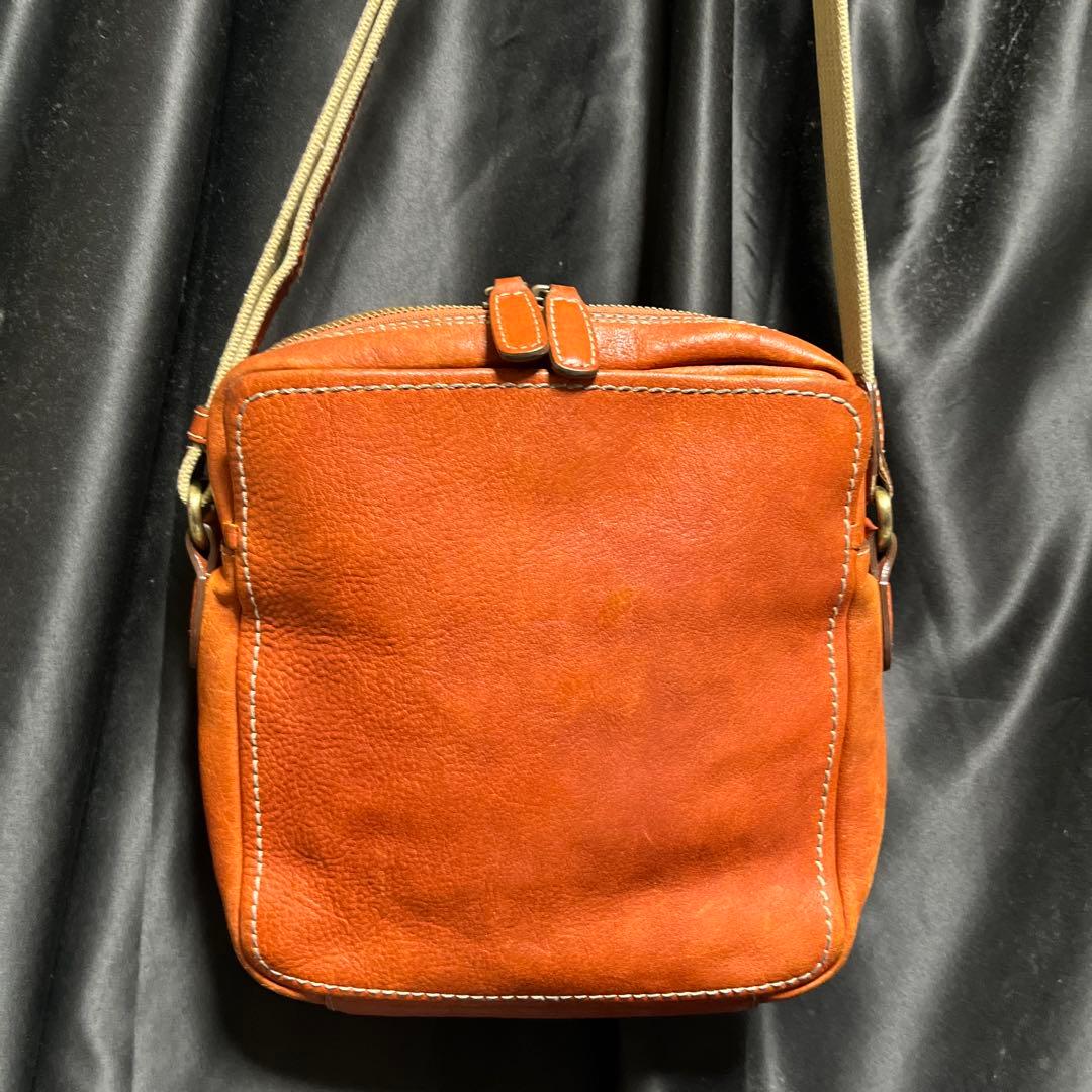 土屋鞄正規品　トーンオイルヌメ　ジップトップショルダー