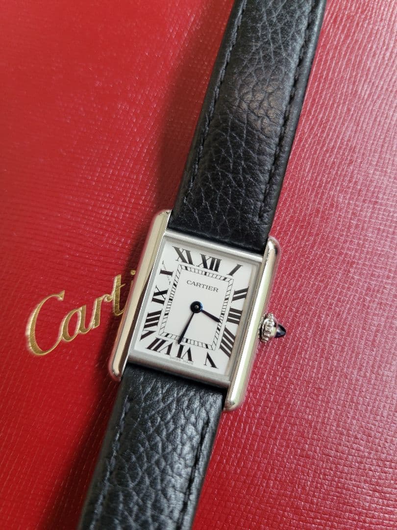 腕時計⌚CartierカルティエタンクマストSM　WSTA0042ハルカス購入☆