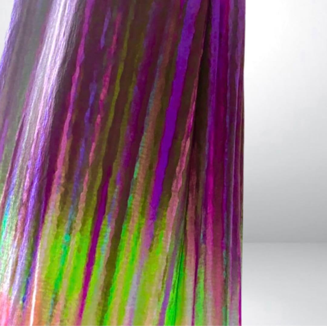 極美品✨◆BCBGMAXAZRIA◆30万 シルク100%マキシドレスワンピース