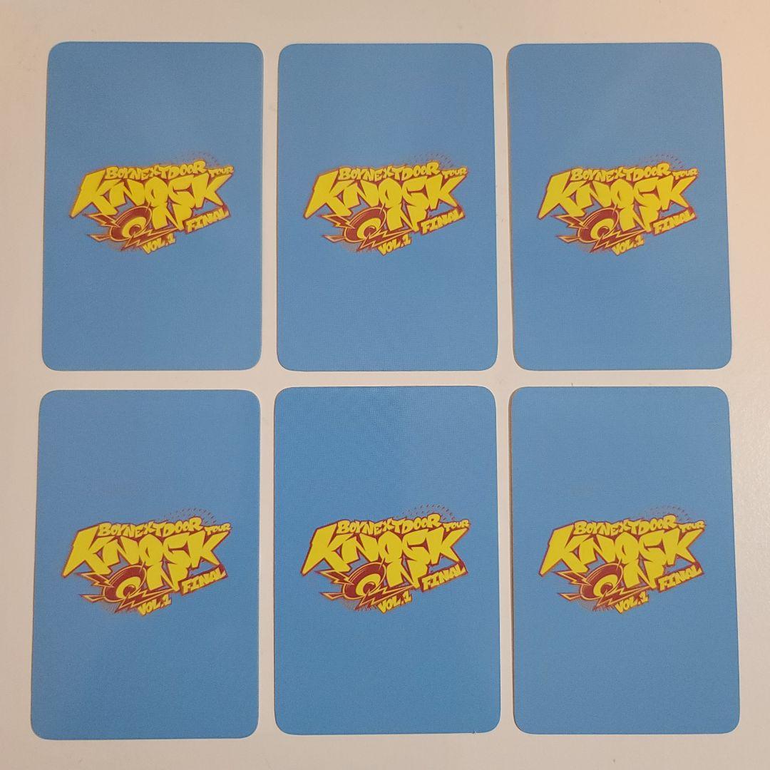 BOYNEXTDOOR 韓国公演 ONEDOOR ZONE 限定 トレカセット