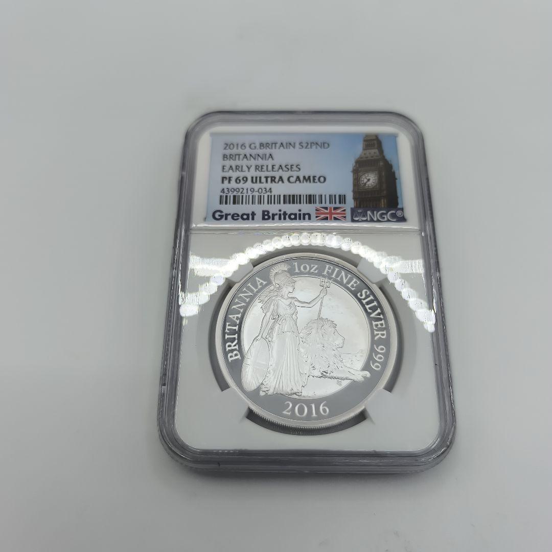 t*o様 2016年 イギリス ブリタニア銀貨 2ポンド