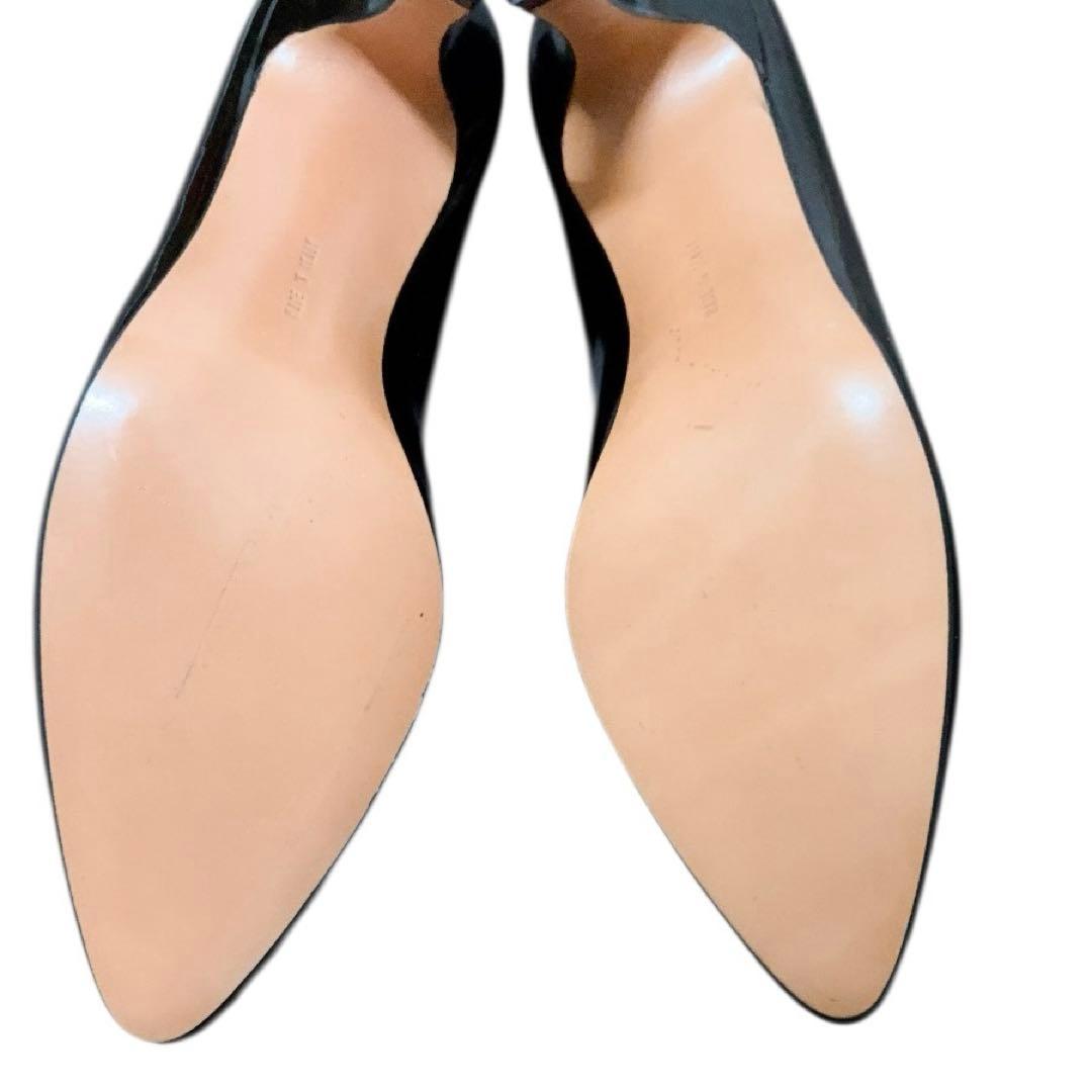 未使用 フェラガモ ブラック22.5㎝ エナメル