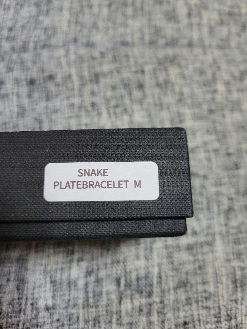 アクセサリー PEANUTS&CO snake plate bracelet m