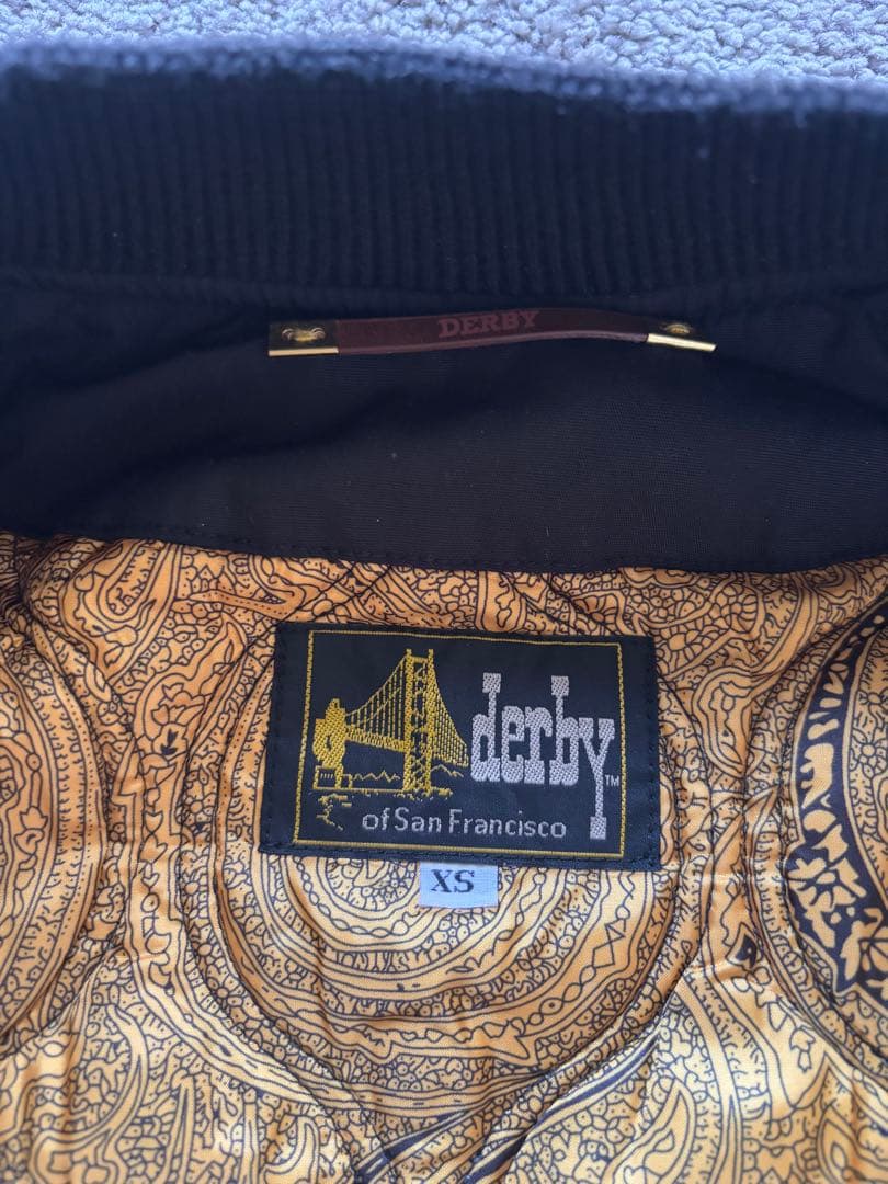 Derby of San Francisco ダービージャケット ブラックXS