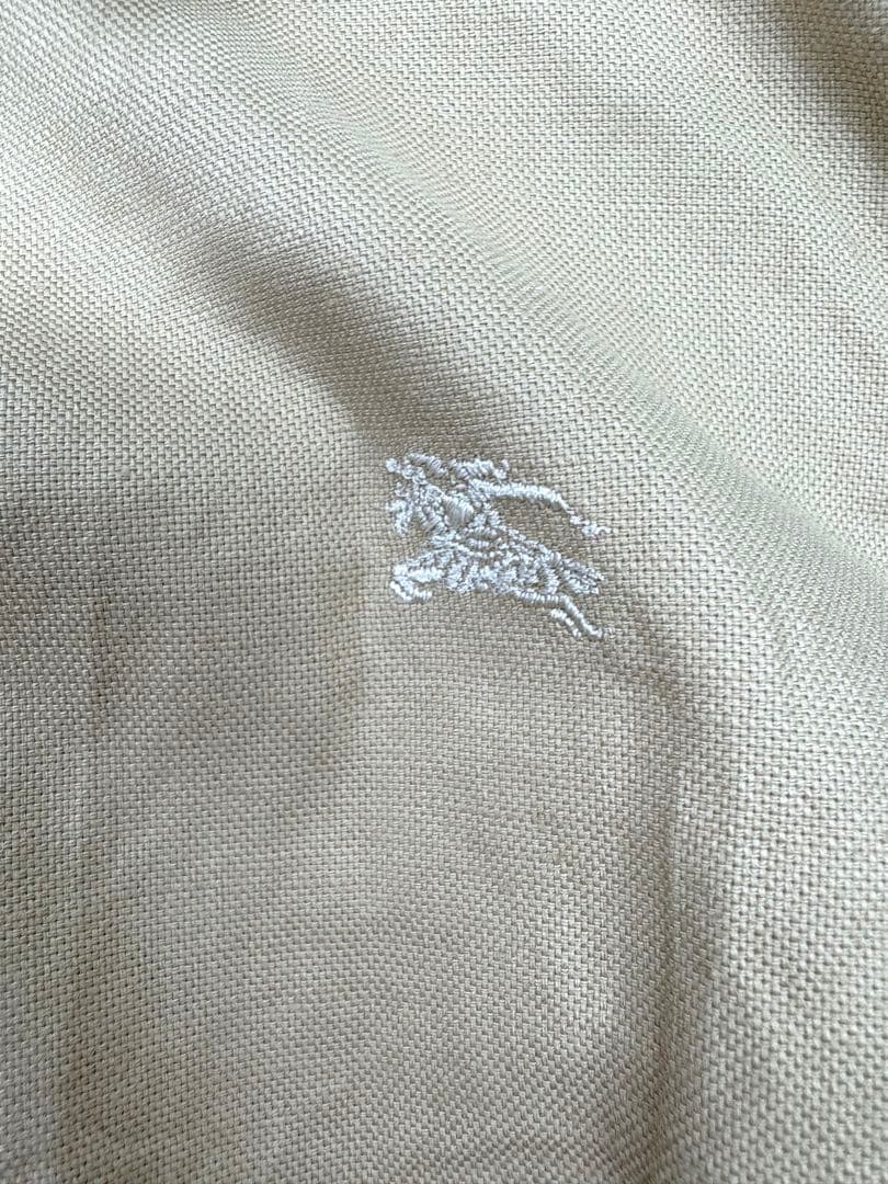 バーバリーブルーレーベル ノースリーブ ワンピース ノバチェック ベルトリネン混