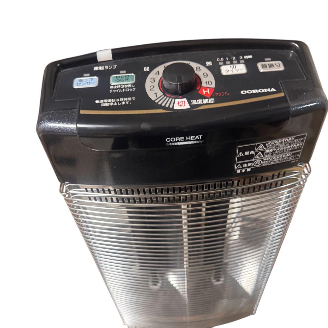 ★コロナ　遠赤外線電気ストーブ　コアヒート　DHX-1218R　2018年製