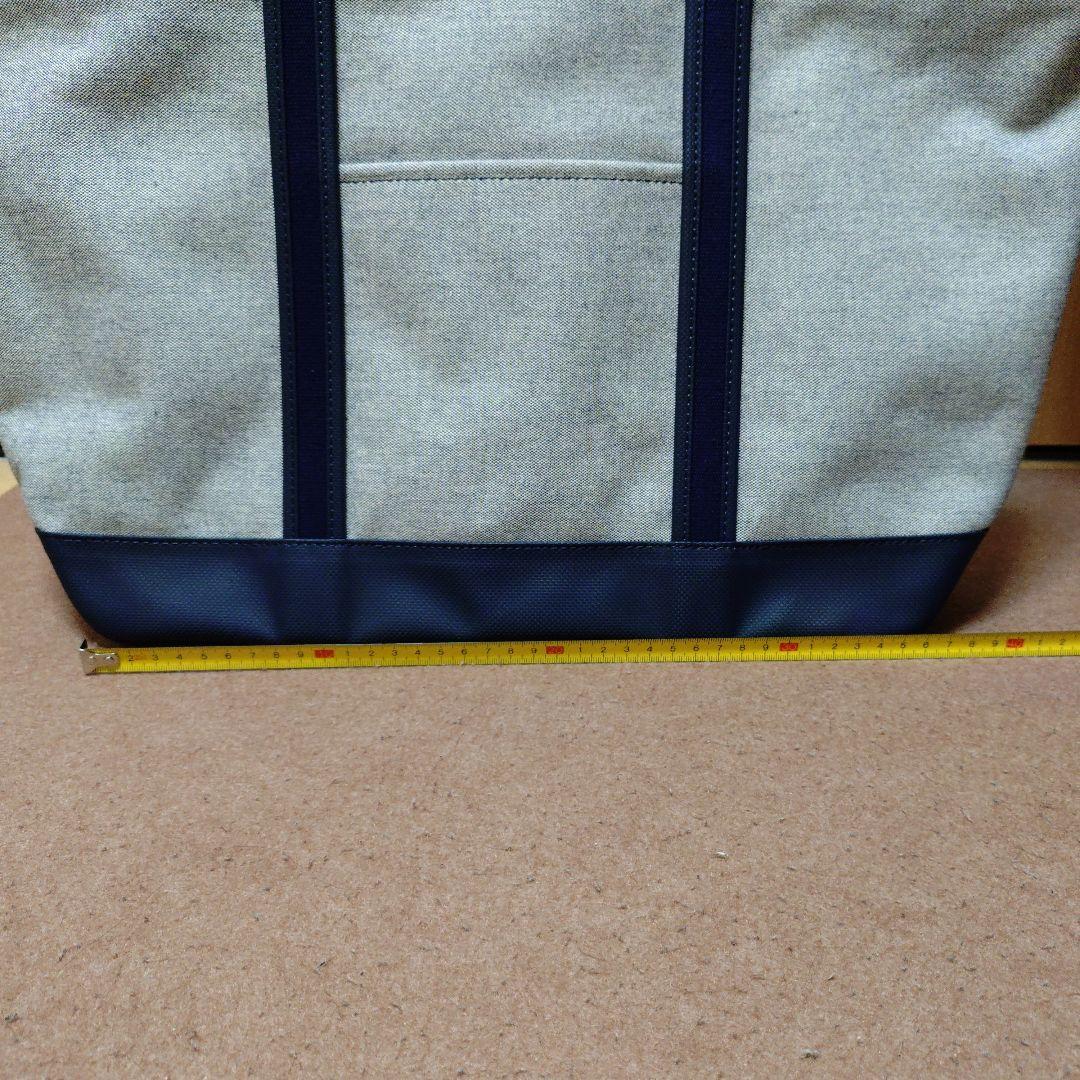 PORTER キャンバス トートバッグ グレー/ネイビー