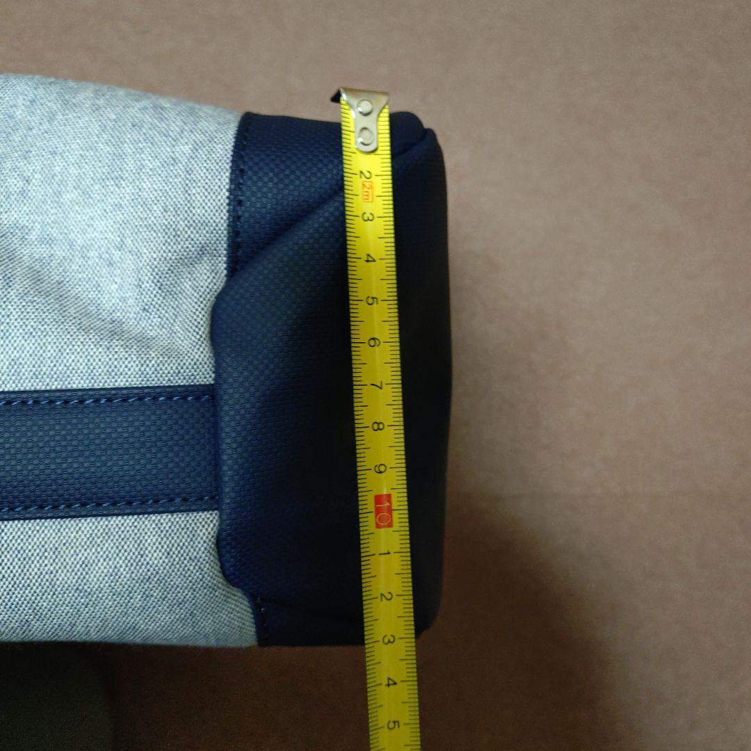 PORTER キャンバス トートバッグ グレー/ネイビー