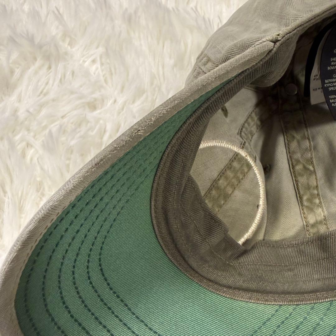 RRL ダブルアールエル ウイングロゴ ボールキャップ ヘリンボーン 刺繍