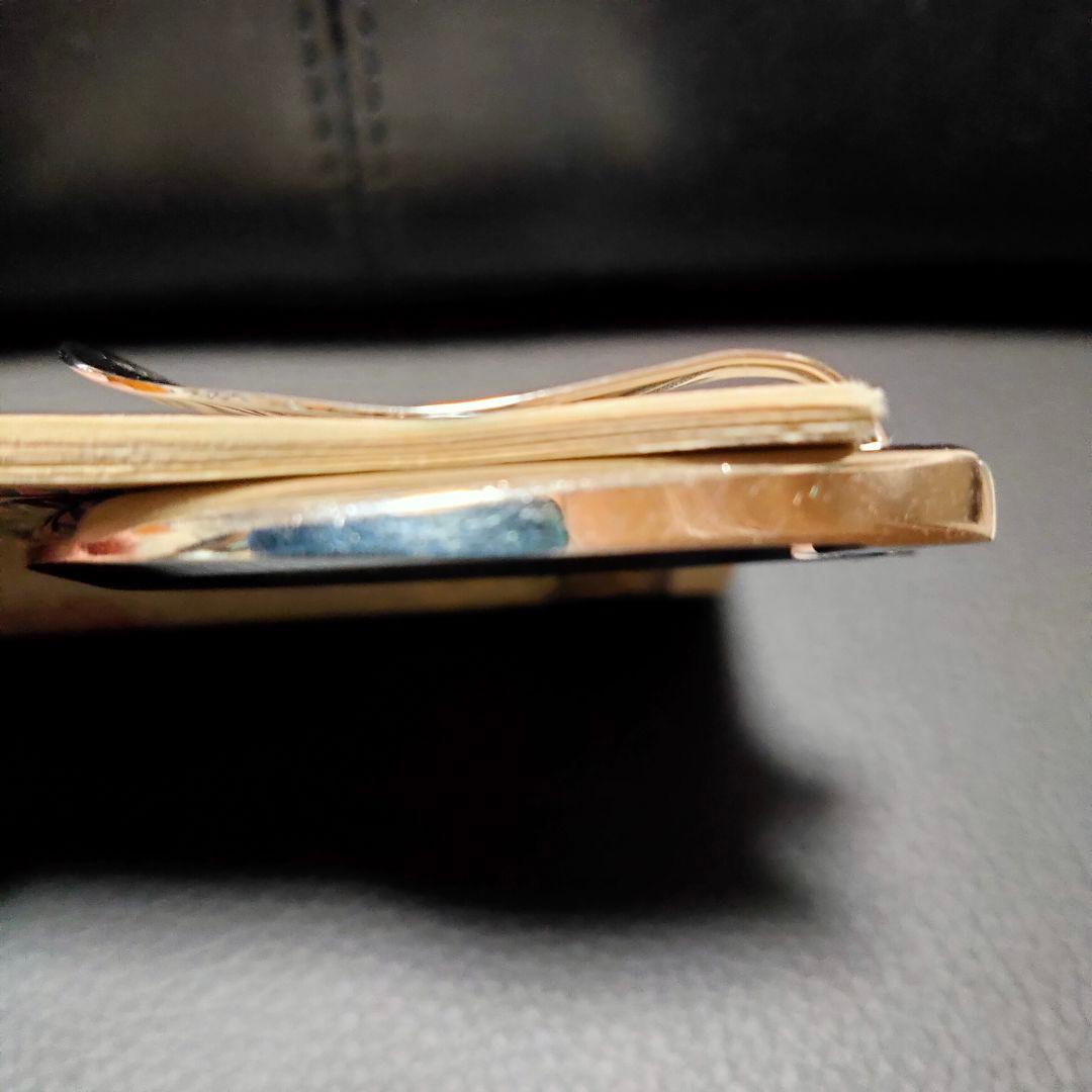 HERMES 馬蹄型マネークリップ シルバー