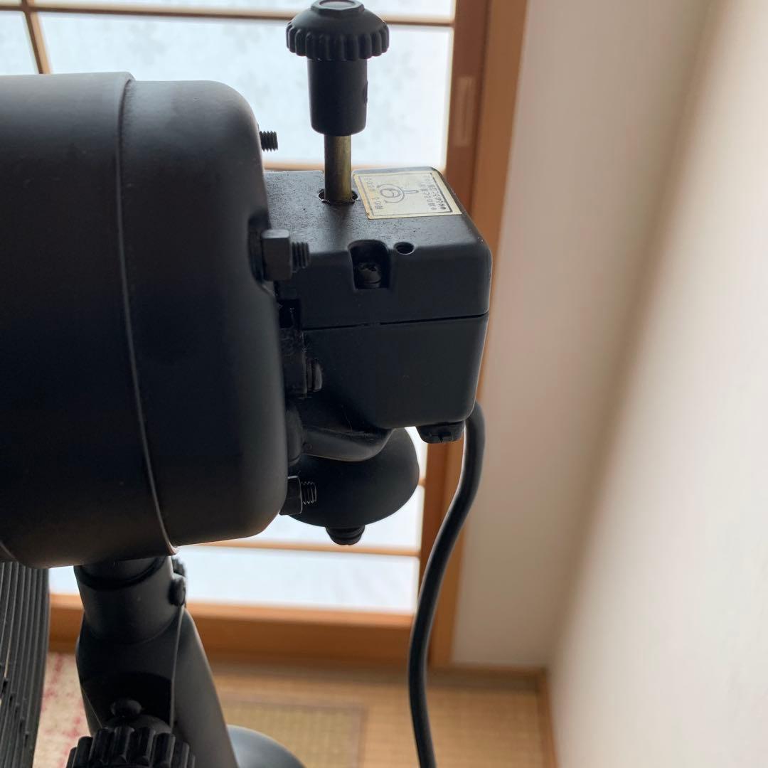 アンティークスタンドタイプ FS 4枚ファン 三脚型扇風機 黒