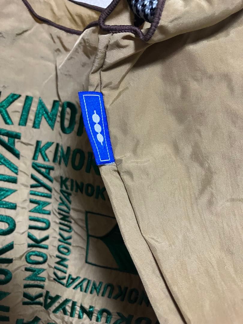 ボールアンドチェーン　　　KINOKUNIYA エコバッグ ベージュ