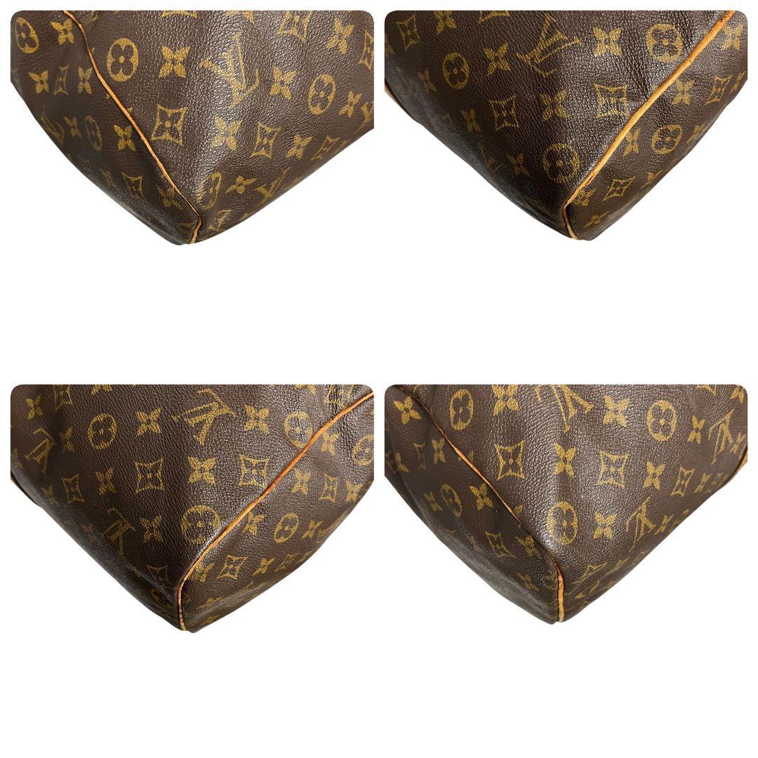 鑑定済　ルイヴィトン　キーポル50　モノグラム　ボストンバッグ　ブラウン　旅行用