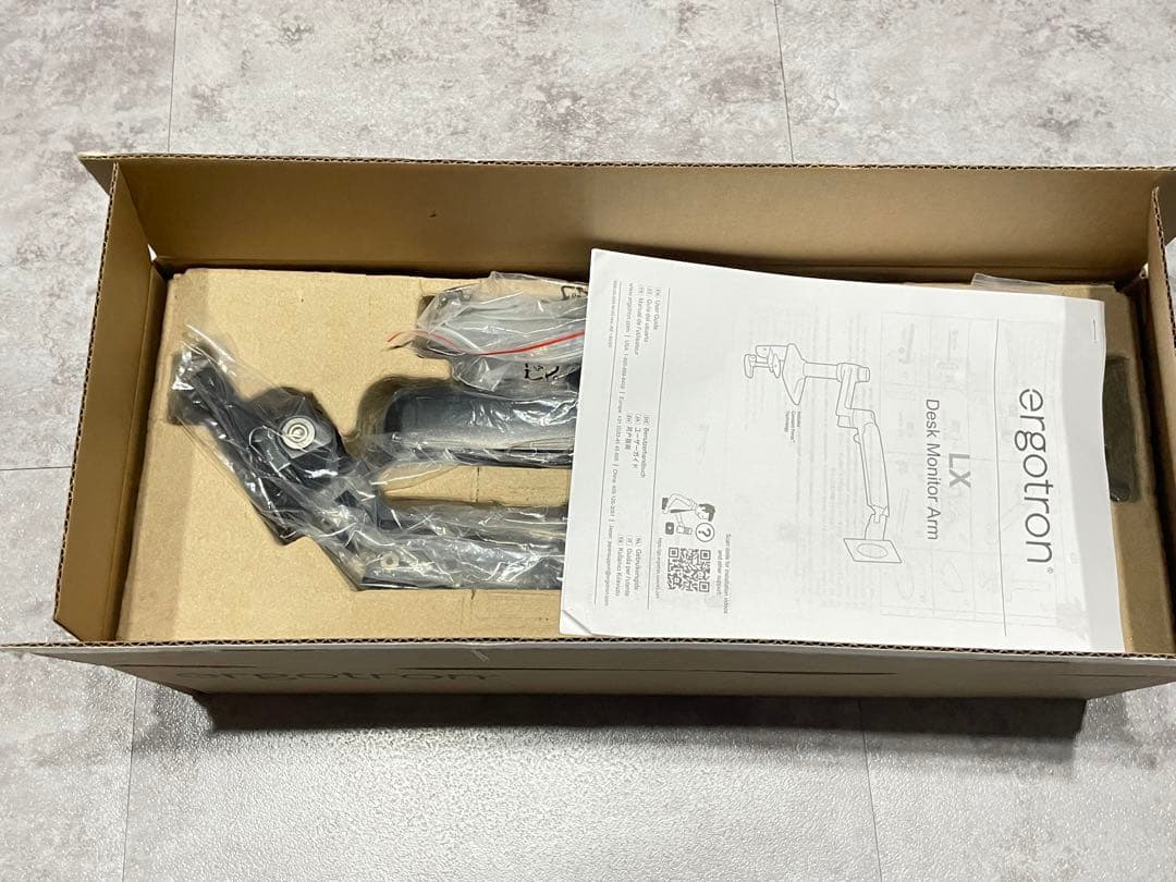 ERGOTRON LX モニターアーム マットブラック 値下げ可能