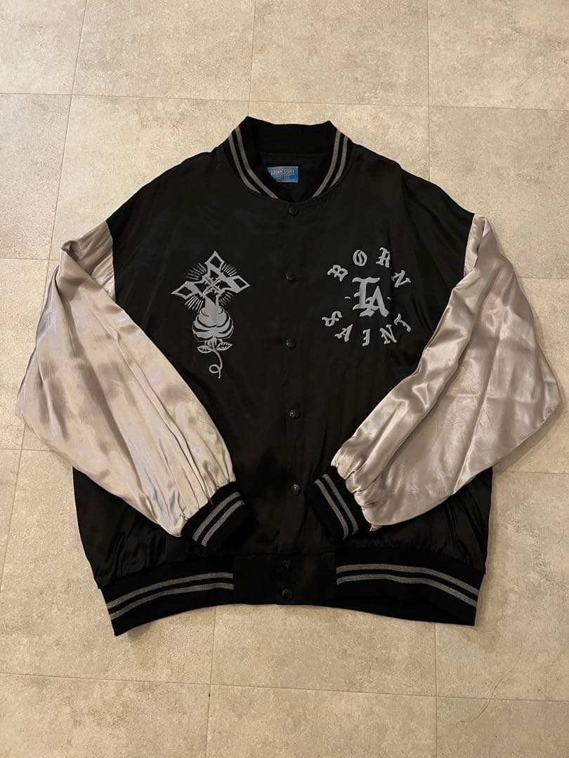 セントマイケル　BORN SAINT サテンジャケット ＸＬ
