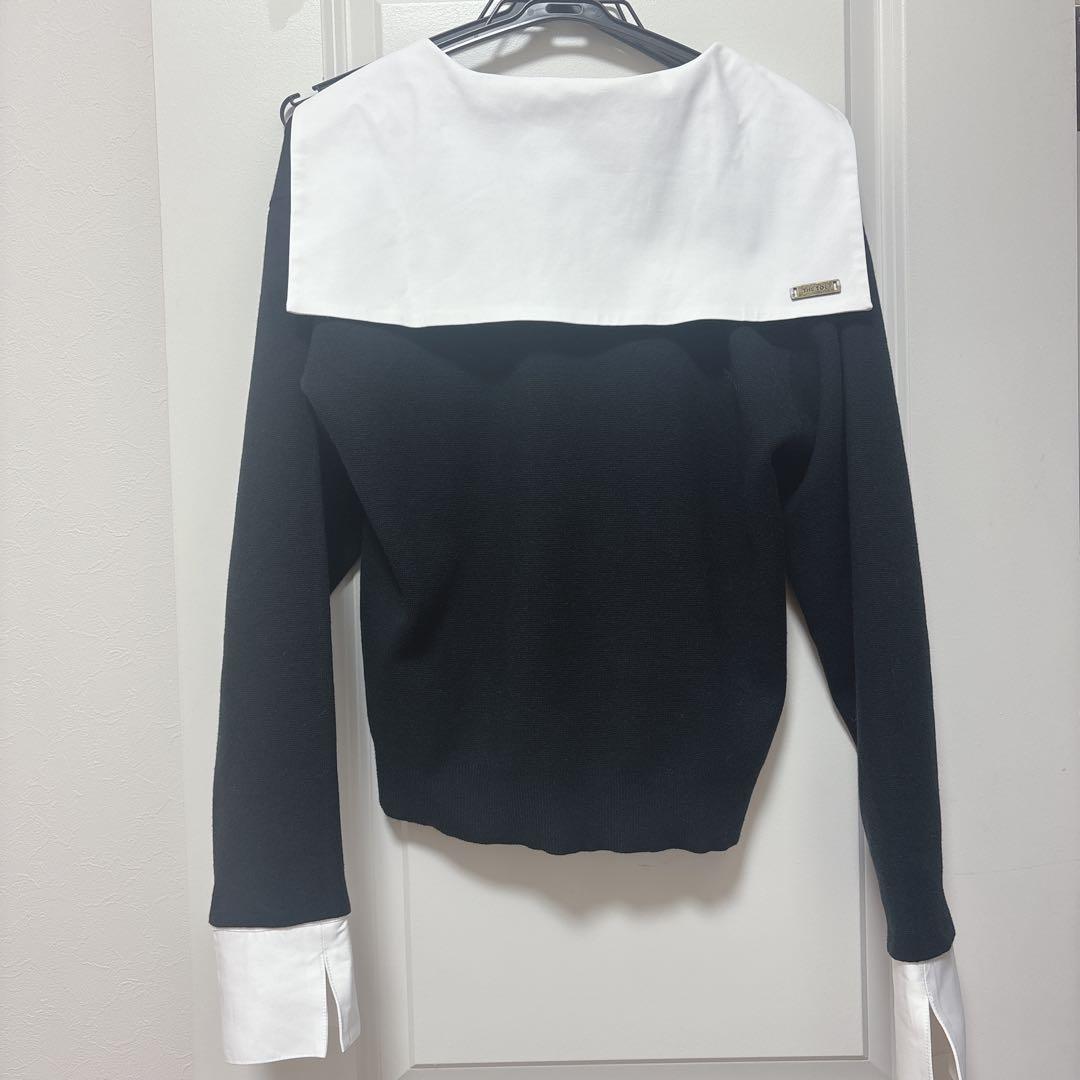 THE TOÉ THE TOE Cochem Sailor Top ブラック
