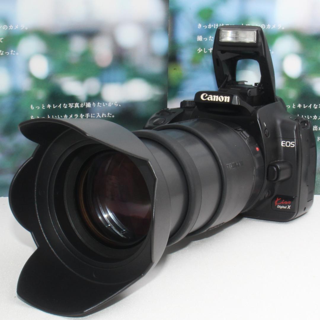 ❤️軽くて簡単操作❤️Canon EOS kiss X 中望遠レンズセット❤️