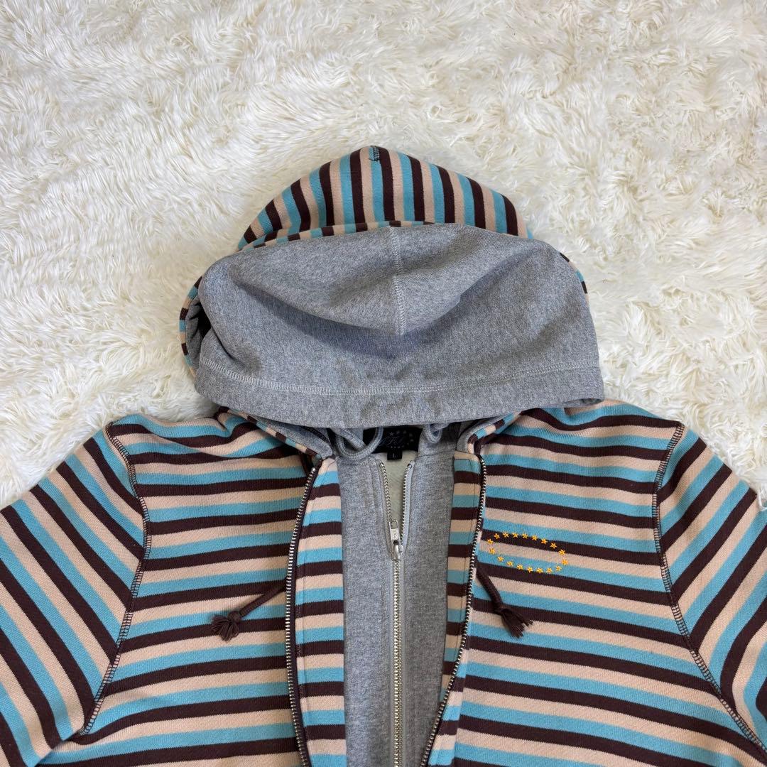 トップス AFB DOUBLE LAYERD ZIP UP HOODIE