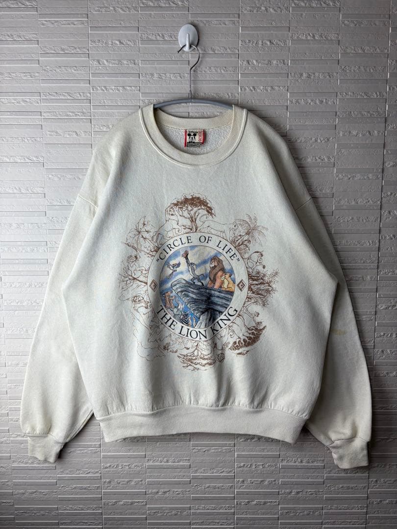 90s USA製ヴィンテージ　DISNEY ライオンキング　スウェット　スエット